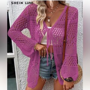 Women's Pink Knit Sweater